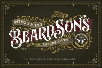 Beardsons Font: Display Styles for Creative Projects