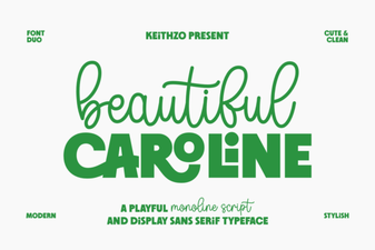 Beautiful Caroline Font: Elegance for Creative Projects