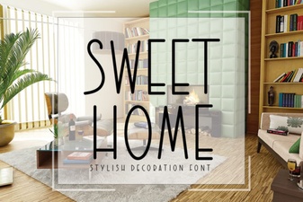 Craft Creative Projects with Sweet Home Font