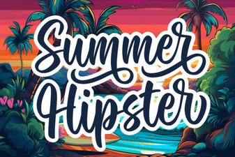 Free Summer Hipster Fonts for Creative Projects