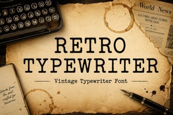 Discover Retro Typewriter Fonts for Your Creative Projects